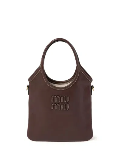 Miu Miu Borse Softy In Brown