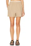 Miu Miu Cotton Shorts With Elastic Waistband