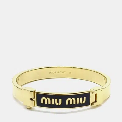 Pre-owned Miu Miu Bracelet Size M In Multicolor