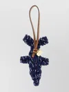 Miu Miu Braided Keyring Leather Strap