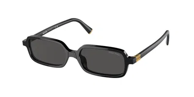 Pre-owned Miu Miu Brand 2024 Miu-miu Women Sunglasses Mu 11zs 16k-5s0 Authentic Italy Frame S In Gray