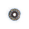 Miu Miu Brown And Light Blue Cotton Scrunchie