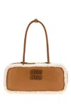Miu Miu Brown Arcadie Handbag In Brown