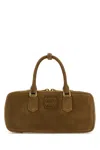 Miu Miu Brown Arcadie Satchel In Brown