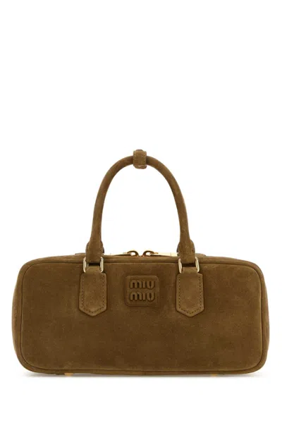 Miu Miu Brown Arcadie Satchel