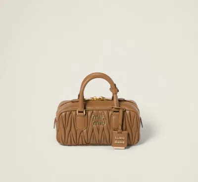 Miu Miu Brown Arcadie Small Satchel