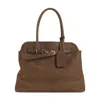 Miu Miu Brown Aventure Handbag In Brown