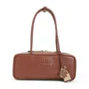 Miu Miu Brown Beau Small Shoulder Bag In Brown