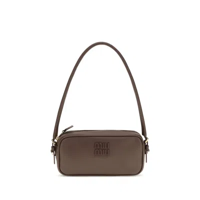Miu Miu Brown Calf Leather Bos Taurus Wallet