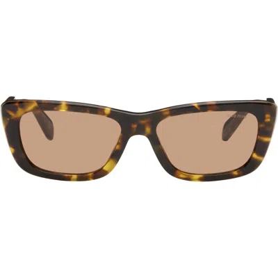 Miu Miu Brown Cat-eye Sunglasses
