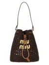 Miu Miu Mini Woven Fabric Bag