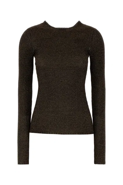 Miu Miu Brown Knitted Round Neck Sweater