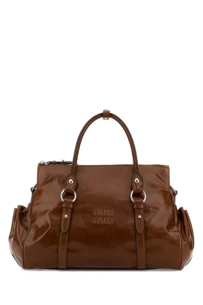 Miu Miu Brown Leather Handbag