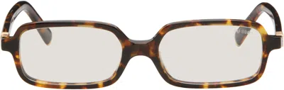 Miu Miu Brown Miu Regard Blue Light Glasses