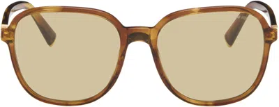 Miu Miu Brown 'miu Regard' Sunglasses