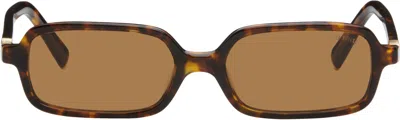 Miu Miu Miu Regard Sunglasses In Camel Beige Lenses