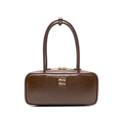 Miu Miu Brown Shoulder Bags Women