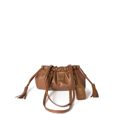 Miu Miu Brown Shoulder Bags Women