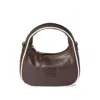 Miu Miu Leather Wander Top-handle Bag In Brown