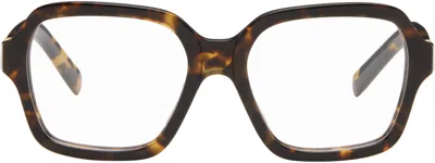 Miu Miu Brown Square Glasses