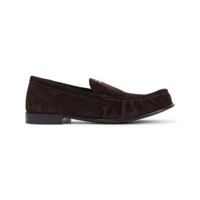 Miu Miu Pleated-detail Leather Loafers In Multi