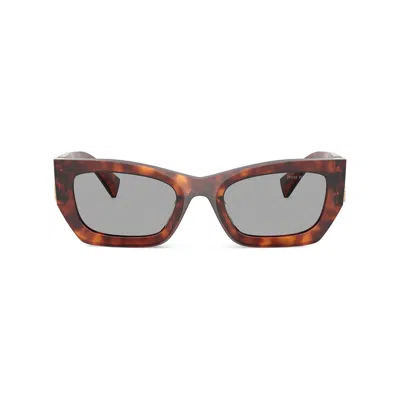 MIU MIU MIU MIU BROWN SUNGLASSES WOMEN