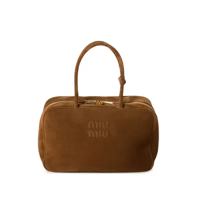Miu Miu Brown Tote Bags Women