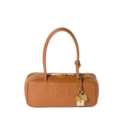 Miu Miu Brown Tote Bags Women