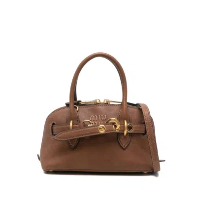 Miu Miu Brown Tote Bags Women