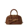 Miu Miu Aventure Nappa Leather Top-handle Bag In Brown