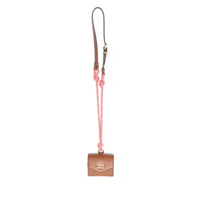 Miu Miu Brown Wallets & Purses Women In Neutral