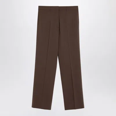 Miu Miu Brown Wool Trousers Women