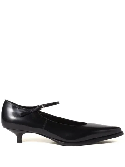 MIU MIU BRUSHED LEATHER DÉCOLLETÉ