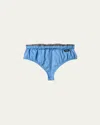 Miu Miu Bubble Bikini Briefs In Blue