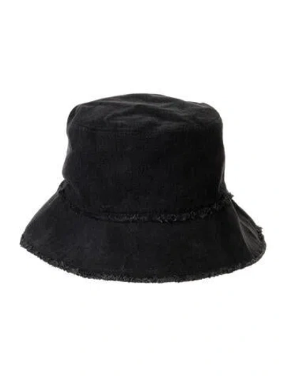 Pre-owned Miu Miu Bucket Hat In Black