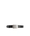 Miu Miu Buckle-fastening Leather Belt In Black