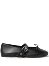 Miu Miu Patent Ballerina In Black