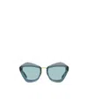 Miu Miu Butterfly Frame Sunglasses In Blue