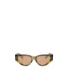 Miu Miu Butterfly Frame Sunglasses In Nude