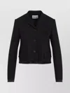 Miu Miu Pinstriped Jacket In Black