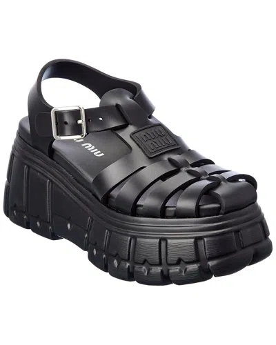 MIU MIU MIU MIU CAGED SANDAL