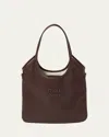Miu Miu Calf Leather Hobo Bag In F0nbl Radica