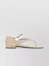 Miu Miu Beige Log Sandals