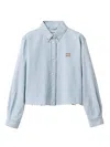 Miu Miu Shirts In Blue