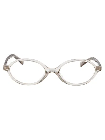 Miu Miu Canapa Trasparente Acetate Glasses In Transparent