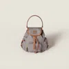 Miu Miu Canvas And Leather Backpack