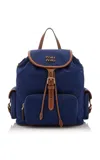 Miu Miu Canvas Backpack