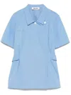 Miu Miu Hemd Aus Canvas In Blue