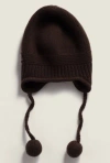 Miu Miu Cappelli Cashmere Wool In Brown