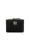 Miu Miu Black Lamb Ovis Aries Aries Wallet